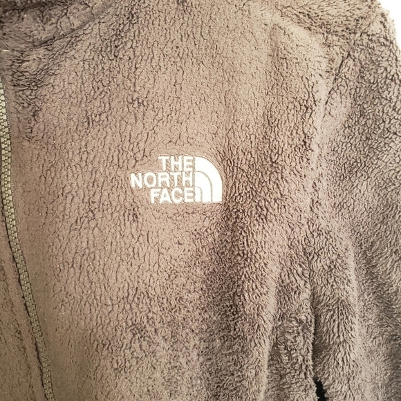 Vintage The North Face Fleece Teddy Full Zip Jacket Gray Size Medium - Picture 6 of 13
